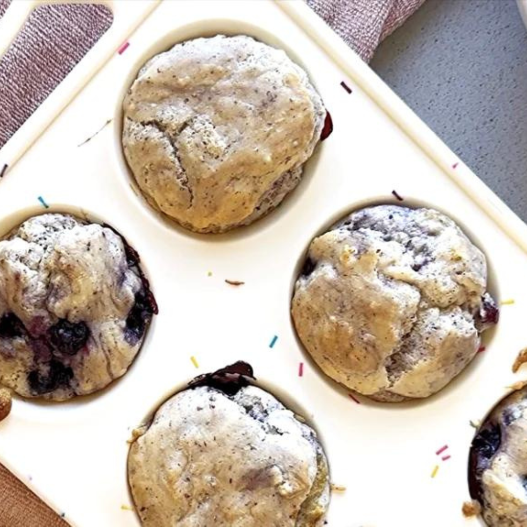 BLUEBERRY COLLAGEN MUFFINS