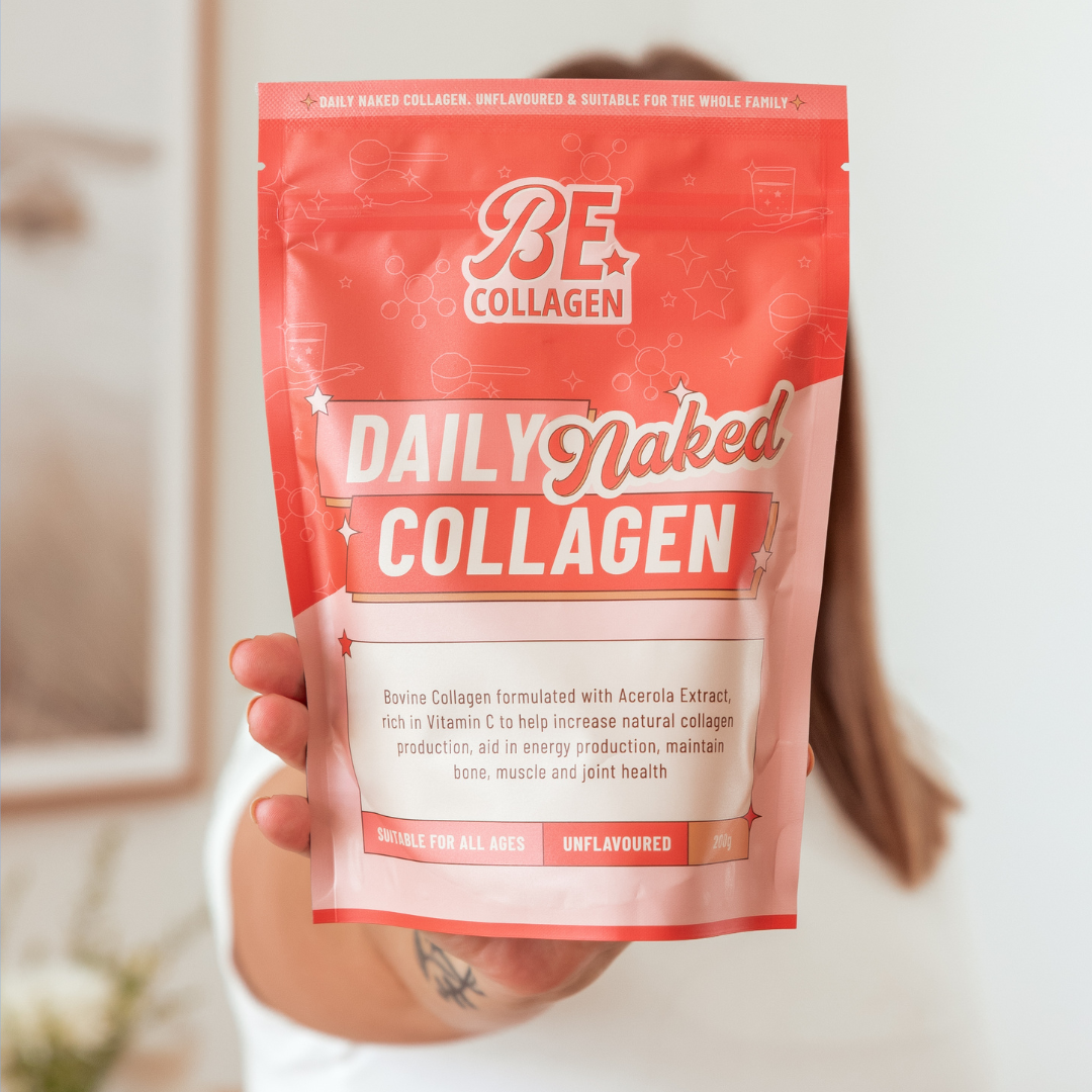 Daily natural collagen protein supplement 